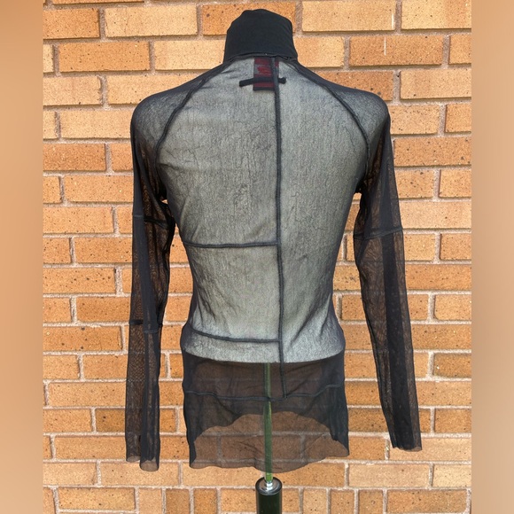 Vintage Jean Paul Gaultier Maille Classique Mesh Turtleneck - Picture 3 of 10